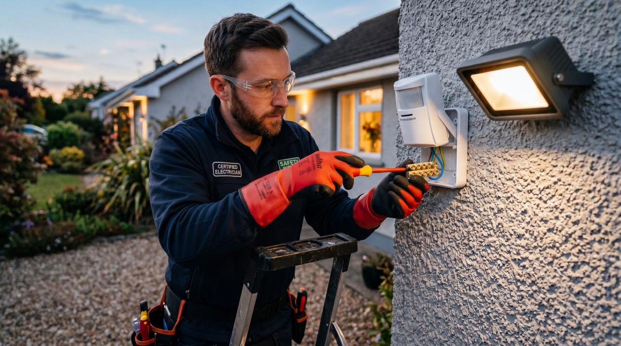 Как да монтираме датчик за движение за външно осветление (Стъпка по стъпка)?