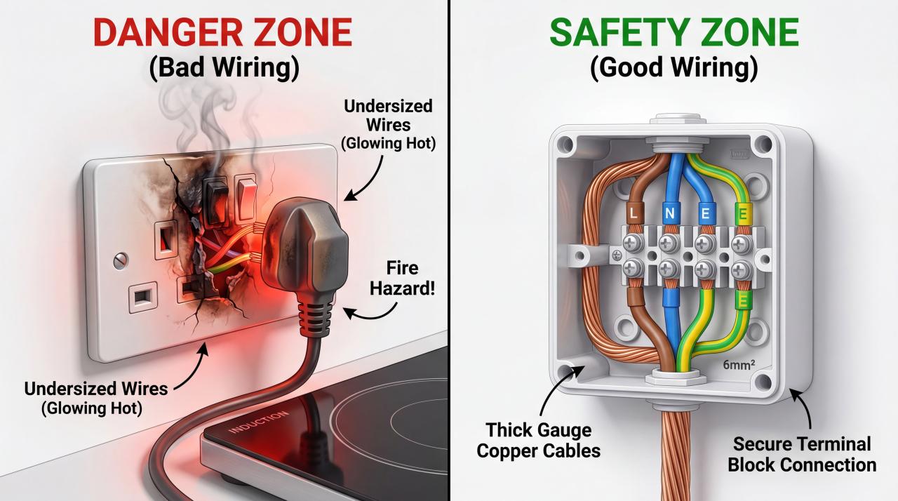 Монтаж на фурна и керамичен плот във Велико Търново: Професионално свързване без риск